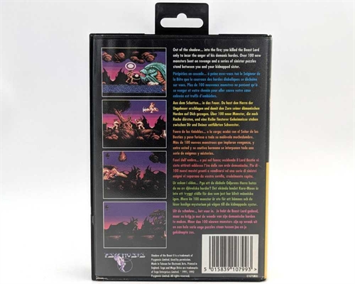 Shadow of the Beast II - Komplet I Æske - Sega Mega Drive Spil (B Grade) (Genbrug)